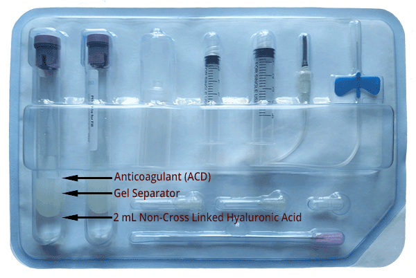 2x10 mL PRP and Hyaluronic Acid (PRP Kit) | Juventix FDA-Cleared