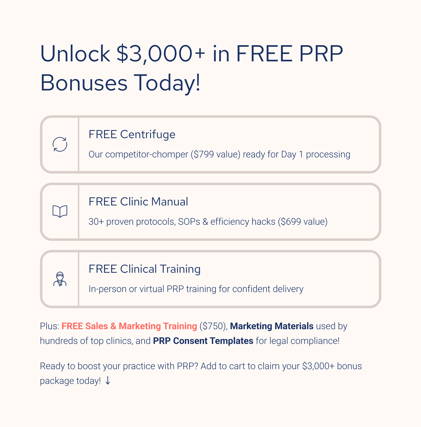 PRP Clinical Starter & Integration Package