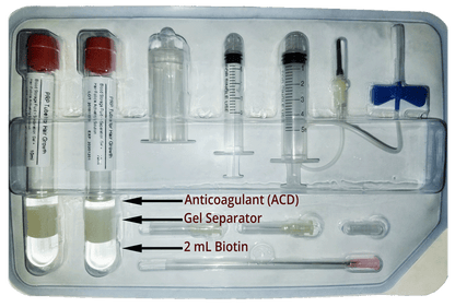 2x10 mL PRP Tubes with Biotin (PRP kit) | Juventix FDA-Cleared - RVTmed.store