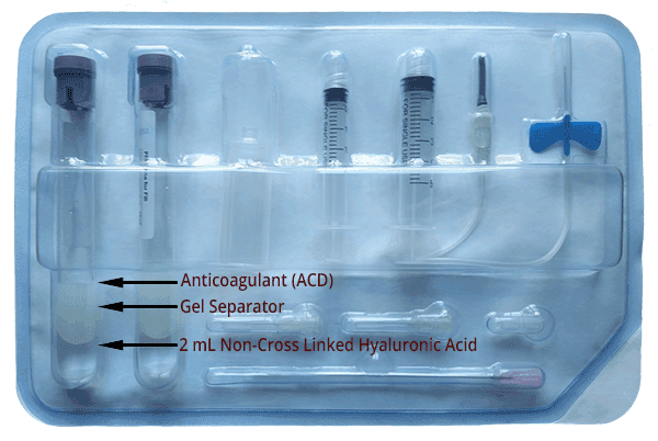 2x10 mL PRP and Hyaluronic Acid (PRP Kit) | Juventix FDA-Cleared - RVTmed.store