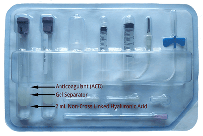 2x10 mL PRP and Hyaluronic Acid (PRP Kit) | Juventix FDA-Cleared