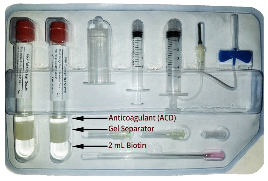 2x10 mL PRP Tubes with Biotin (PRP kit) | Juventix FDA-Cleared