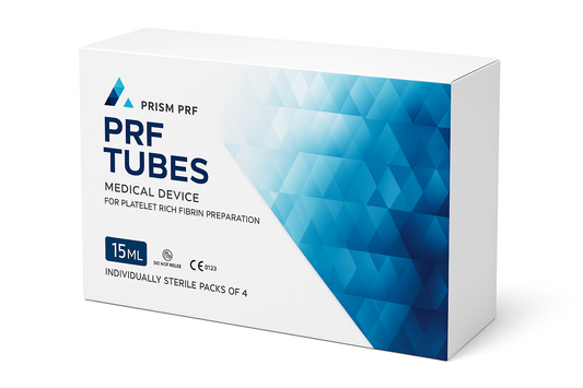4x15 mL PRISM PRF Tubes | Juventix FDA-Cleared